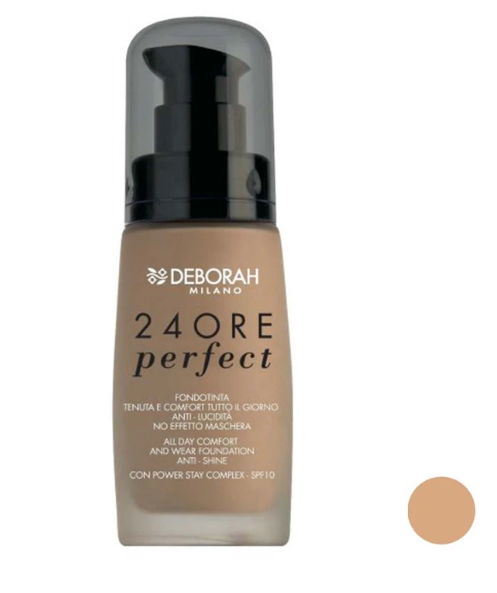 تصویر محصول نمونه تستی کرم پودر دبورا مدل 24Ore Perfect شماره 03 Deborah Model 24Ore Perfect No. 03 powder cream