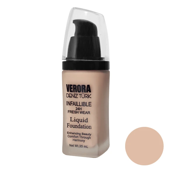 تصویر محصول نمونه تستی کرم پودر ورورا مدل 206 حجم 35 میلی لیتر 