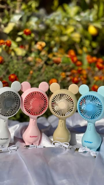 تصویر فن پنکه ای طرح زرافه 