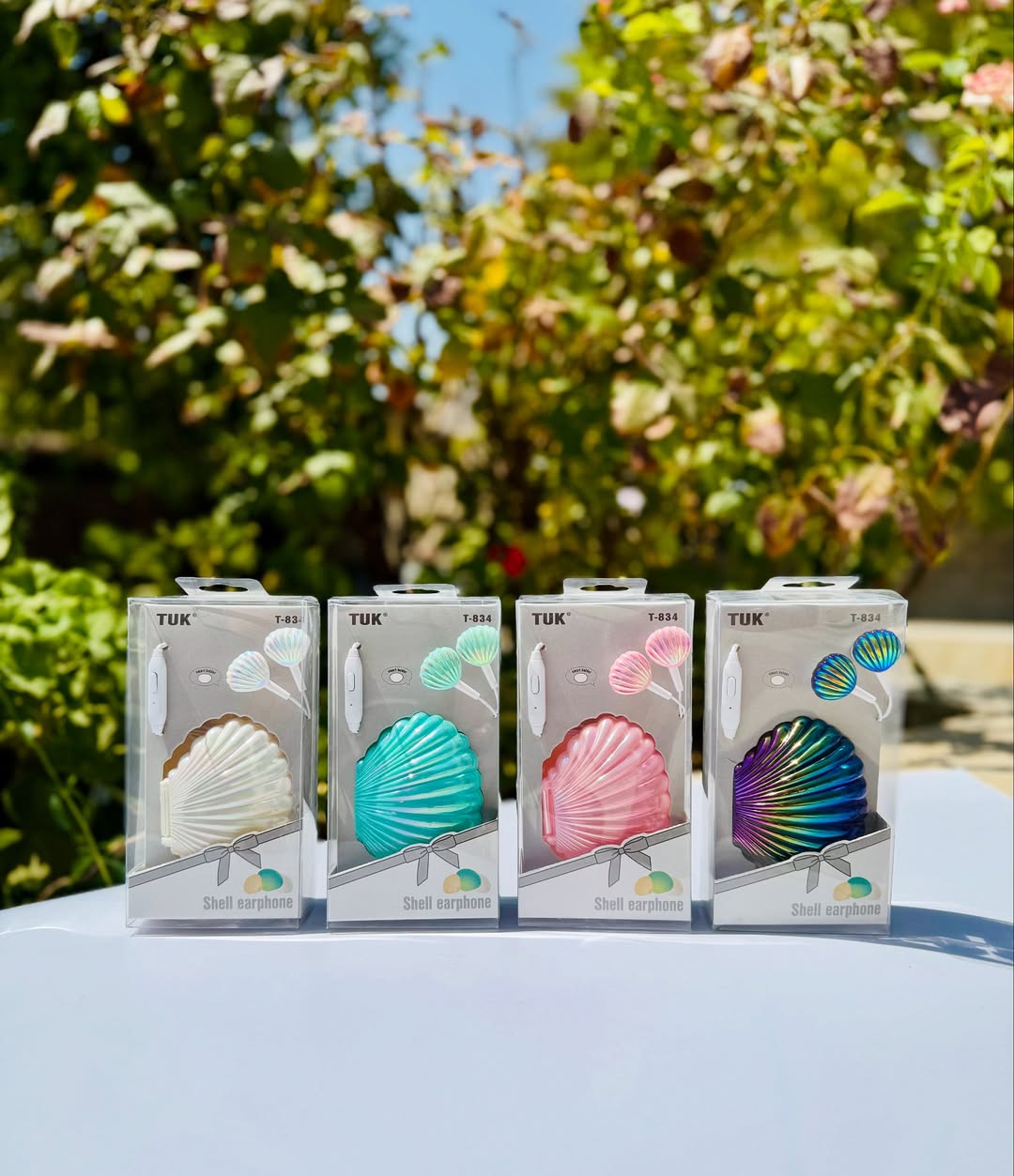 تصویر هندزفری فانتزی یونیکورن و صدف 